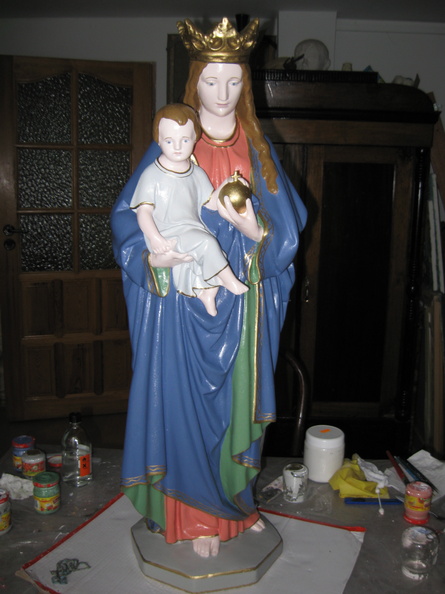 Matka Boża Pocieszenia- figura gipsowa