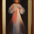 Kopia obrazu Jezus Miłosierny wg oryginału pędzla Eugeniusza Kazimirowskiego w Wilnie,.JPG